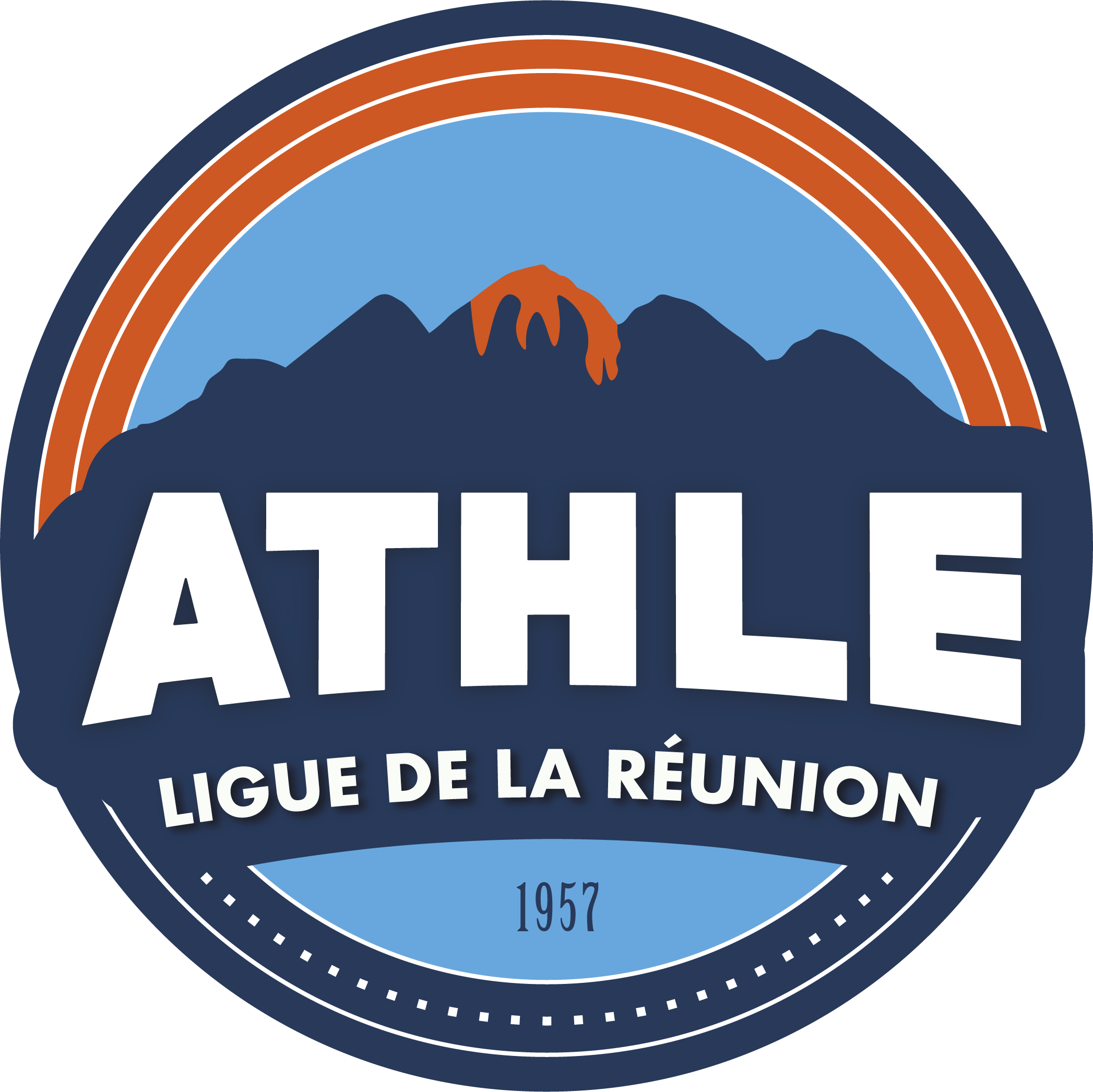 Logo LRA - Ligue réunionnaise d'athlétisme