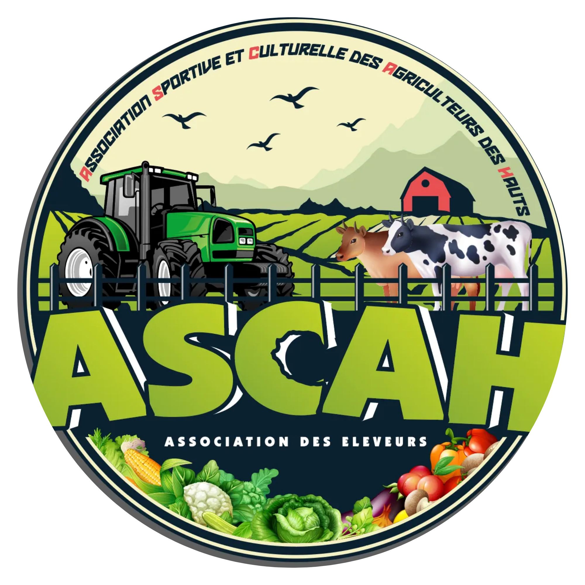 Logo ASCAH - Association Sportive et Culturelle des Agriculteurs des Haut